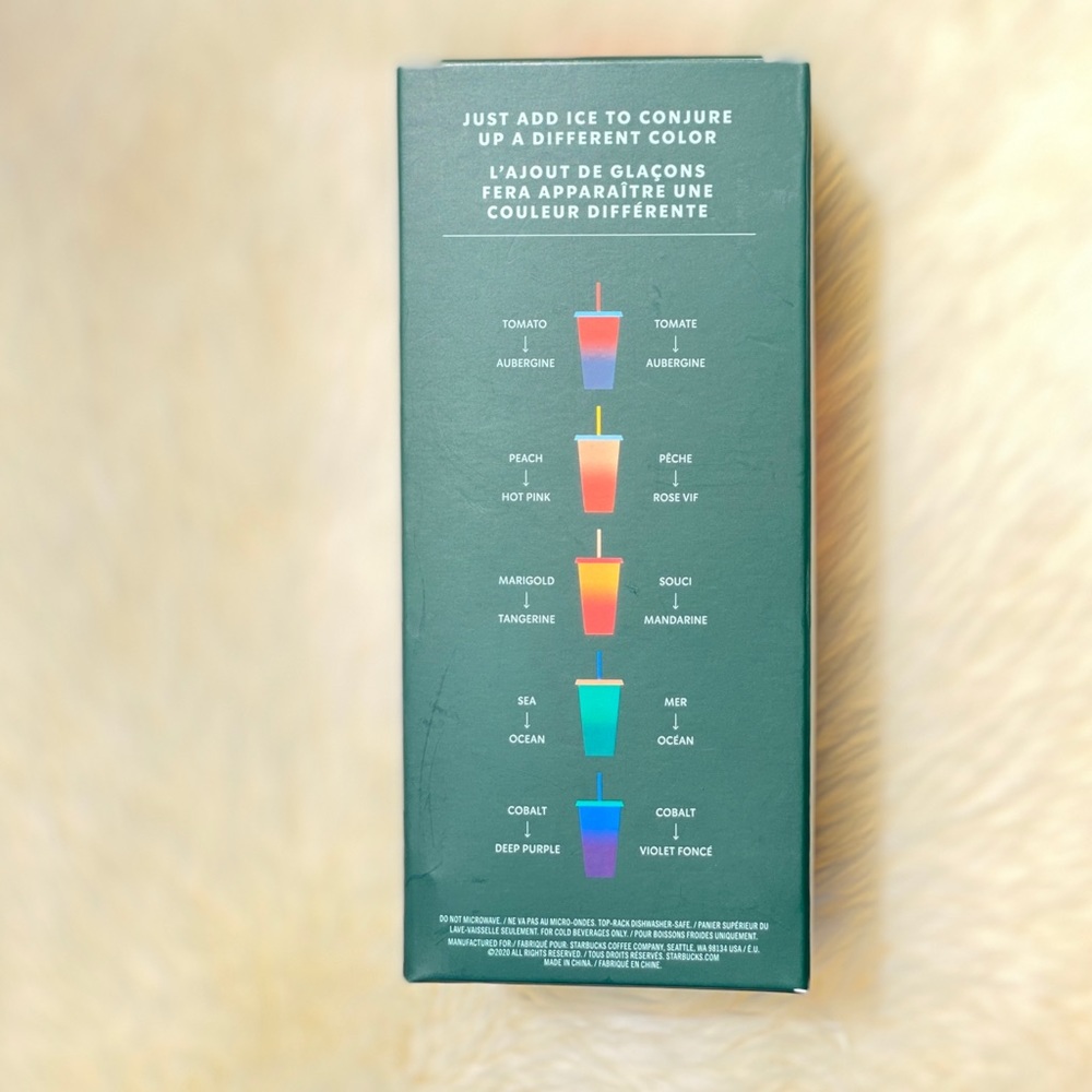 Starbucks 2020 Color Changing Pride Reusable Cups - Picture 2 of 3